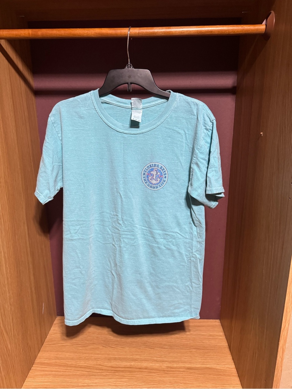 Florida Keys The Good Life Blue Graphic T-Shirt Size M